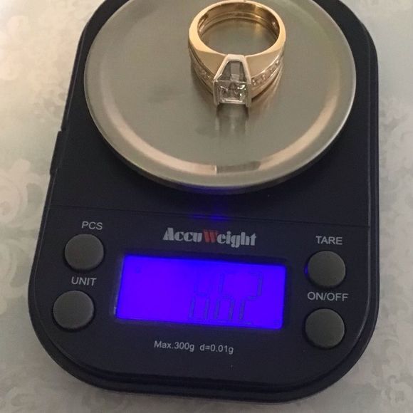 Vintage 14K Yellow Gold Wedding‎ Ring Set 8.62 grams - Picture 5 of 13